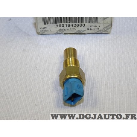 Sonde Temperature Liquide De Refroidissement Fiat 9601842680 Pour Fiat