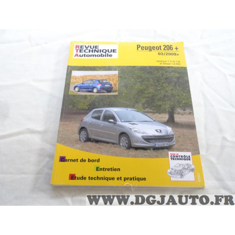 RTA revue technique automobile livre documentation entretien conduite etude technique CIP B735.5 pour peugeot 206+ partir de 03/