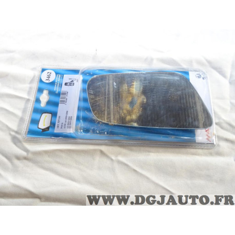 Vitre miroir glace de retroviseur avant droit MAD N°3462 537199 pour audi A4 de 1999 à 2000 A3 de 2000 à 2003 A6 de 2000 à 2004 