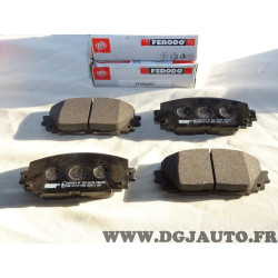 Jeu de 4 plaquettes de frein avant montage advics Ferodo FDB4081 pour toyota yaris XP9 XP13 