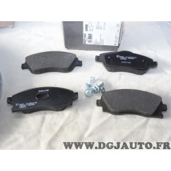 Jeu de 4 plaquettes de frein avant montage lucas Norauto NRP1424 pour opel corsa C meriva A tigra B combo C 