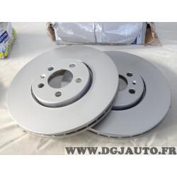 Jeu 2 disques de frein avant ventilé 287mm diametre Norauto ND5604 pour audi A1 A3 seat toledo 2 4 II IV leon 1 ibiza 3 III cord