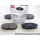 Jeu 4 plaquettes de frein avant montage mando Ferodo FDB1869 pour hyundai elantra i30 kia carens 1 2 I II ceed cerato 