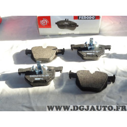 Jeu 4 plaquettes de frein arriere montage teves Ferodo FDB1808 pour BMW serie 3 X1 E84 E90 E91 E92 E93 