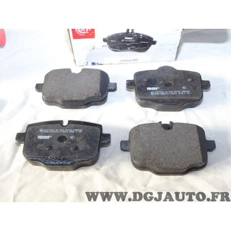 Jeu 4 plaquettes de frein arriere montage lucas Ferodo FDB4381 pour BMW serie 5 6 7 8 X3 X4 X5 X6 X7 F06 F10 F11 F12 F13 F90 F91