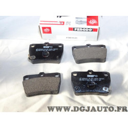 Jeu 4 plaquettes de frein arriere montage akebono Ferodo FDB1531 pour toyota RAV4 XA10 XA20