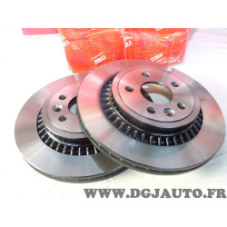 Jeu 2 disques de frein arriere ventilé 302mm diametre TRW DF6308 pour volvo XC60