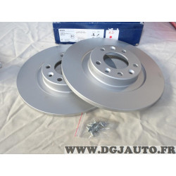 Jeu 2 disques de frein arriere plein 290mm diametre Bosch BD216 0986479C25 pour citroen C4 picasso spacetourer C5 aircross jumpy