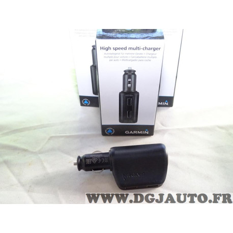 Chargeur allume cigare 12V double USB Garmin 010-10723-17 