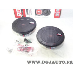 Jeu 2 enceintes haut parleur coaxial 2 voies 100mm 60W RMS MTX TX440C 