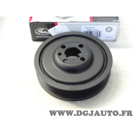 Poulie damper vilebrequin Gates TVD1040 pour audi A1 A3 A4 A5 A6 Q3 Q5 seat ibiza 3 4 III IV cordoba 2 II altea leon 2 II exeo a