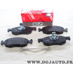 Jeu de 4 plaquettes de frein avant montage teves TRW GDB1749 pour dacia logan sandero 