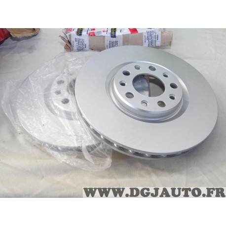 Paire disques de frein avant ventilé 305mm diametre Ferodo DDF1451C pour alfa romeo 159 brera spider giulietta fiat 500X jeep re