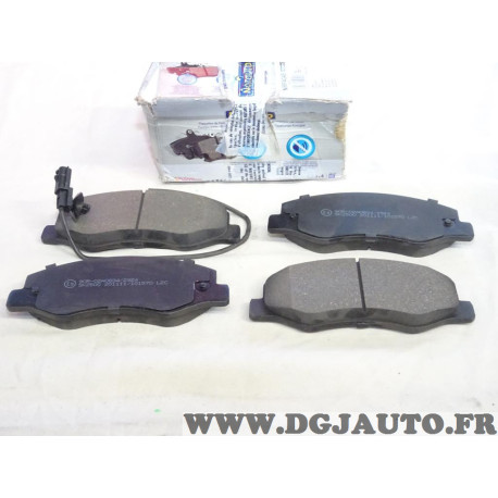 Jeu 4 plaquettes de frein arriere montage brembo Norauto NRP4349 pour nissan NV400 opel movano B renault master 3 III 