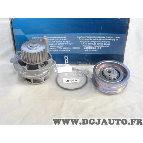 Jeu pompe à eau + galet tendeur courroie de distribution (non incluse) Dayco KTBWP2530 pour audi A3 A4 seat cordoba 1 toledo 2 3