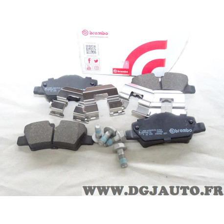 Jeu 4 plaquettes de frein arriere montage TRW Brembo P06090 pour mini cooper one F55 F56 F57 