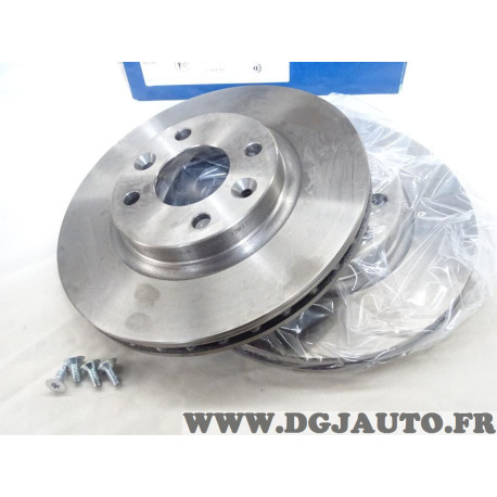 Jeu 2 disques de frein avant ventilé 258mm diametre Bosch BD2146 0986479A86 pour renault clio 4 IV dacia sandero 2 3 II III loga