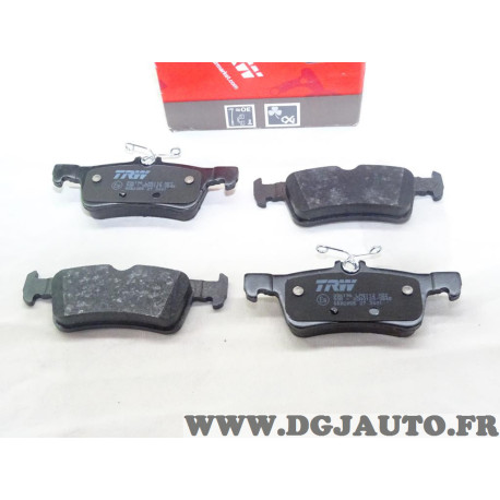 Jeu 4 plaquettes de frein arriere montage teves TRW GDB2055 pour peugeot 308 2 II 