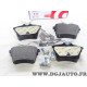 Jeu 4 plaquettes de frein arriere montage lucas Brembo P61079 pour citroen C5 peugeot 407 607 