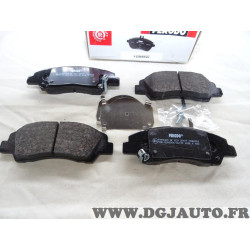 Jeu de 4 plaquettes de frein avant montage mando Ferodo FDB4920 pour hyundai i10