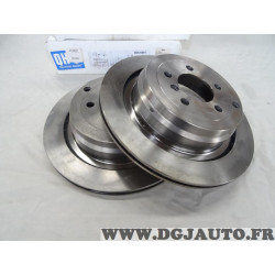 Jeu 2 disques de frein arriere ventilé 354mm diametre Quinton Hazell BDC5891 pour land rover range rover L320 L322 