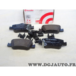 Jeu 4 plaquettes de frein arriere montage akebono Brembo P83080 pour toyota auris E15 E18 corolla E150 E180 