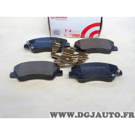 Jeu 4 plaquettes de frein avant montage mando Brembo P18025 pour hyundai i20 accent kia picanto rio 3 4 III IV 