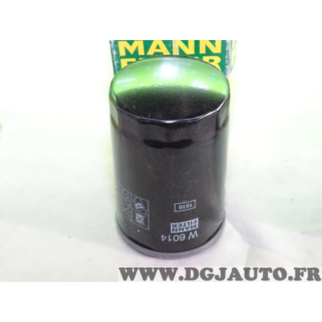 Filtre à huile moteur Mann filter W6014 pour alfa romeo 4C giulietta 1.8 TBI essence 