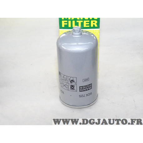 Filtre à carburant gazoil Mann filter WDK725 pour askam AS ERF ECL ECM man modele E G L F CLA M 90 2000 