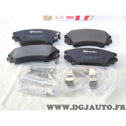 Jeu 4 plaquettes de frein avant montage mando Brembo P59055 pour opel insignia A astra J zafira C cascada saab 95 9-5 chevrolet 