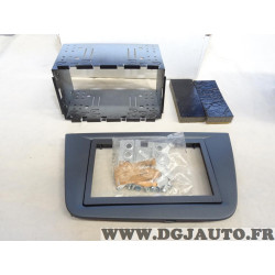 Kit integration encastrement avec facade 2 DIN gris foncé Silim 2864 pour seat altea partir de 2007