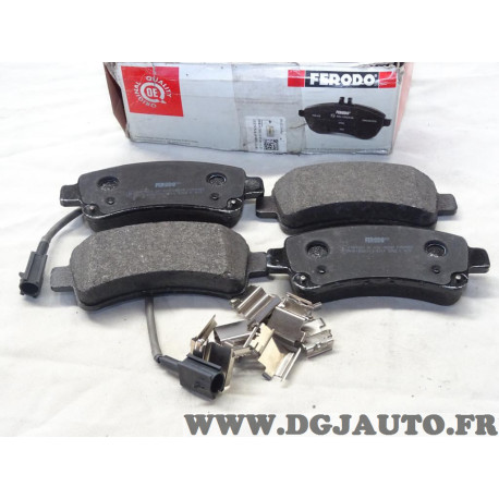 Jeu 4 plaquettes de frein arriere montage brembo Ferodo FVR4950 pour citroen jumper 3 III fiat ducato 3 III peugeot boxer partir