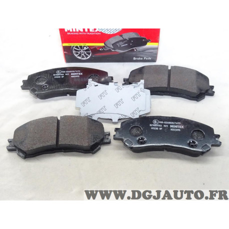 Jeu 4 plaquettes de frein avant montage akebono Mintex MDB3890 pour renault espace 5 V talisman megane 4 IV scenic 4 IV 