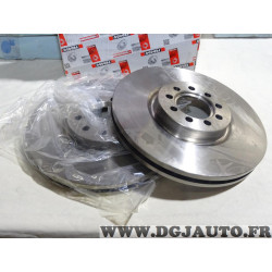 Jeu 2 disques de frein avant ventilé 290mm diametre Ferodo FCR317A pour iveco daily 4 5 6 IV V VI 