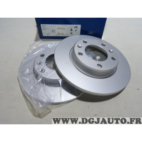 Jeu 2 disques de frein arrière plein 249mm diametre Bosch BD2162 0986479C23 pour peugeot 308 partir de 2013 