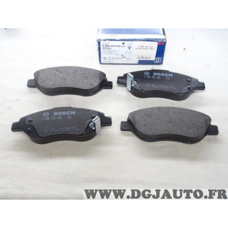 Jeu 4 plaquettes de frein avant montage bendix Bosch BP2302 0986424042 pour fiat tipo 2 II lancia delta 3 III 