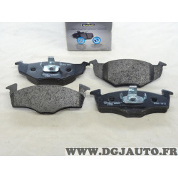 Jeu 4 plaquettes de frein avant montage teves Norauto NRP1101 pour volkswagen fox lupo polo 3 4 III IV skoda fabia seat arosa 