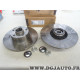 Jeu 2 disques de frein arriere plein 300mm diametre avec roulement de roue bande ABS Norauto NDL0016 pour renault laguna 2 II 