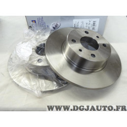 Jeu 2 disques de frein arriere plein 251mm diametre Norauto ND4070 pour alfa romeo 147 156 164 lancia delta thema 