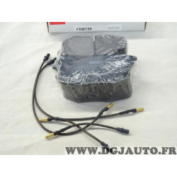 Jeu 4 plaquettes de frein avant montage bendix Ferodo FDB729 pour citroen AX saxo peugeot 106 