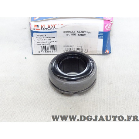 Butée embrayage Klaxcar 30062Z pour citroen evasion jumpy berlingo xsara jumper C2 C3 C4 C5 C8 DS3 DS4 C-elysée fiat ducato scud