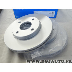 Jeu 2 disques de frein avant ventilé 262mm diametre Delphi BG4953C pour ford fiesta 7 VII 