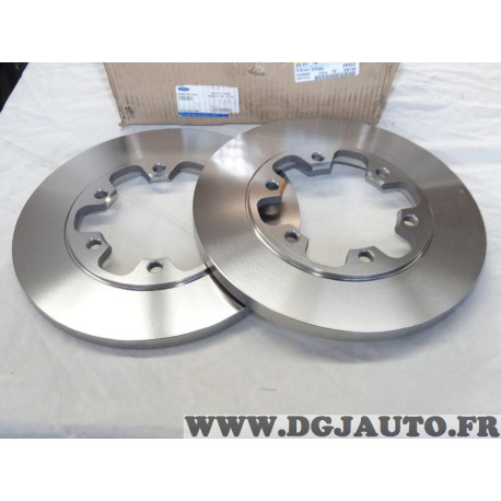 Jeu 2 disques de frein arriere plein 308mm diametre Ford 2527114 pour ford transit 7 VII V363 