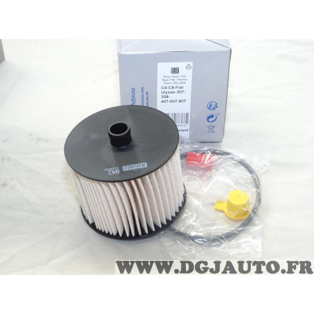 Filtre à carburant gazoil Norauto N°842 pour citroen C4 C5 C8 jumpy 2 II fiat ulysse 2 II scudo 2 II ford focus 2 II smax s-max 