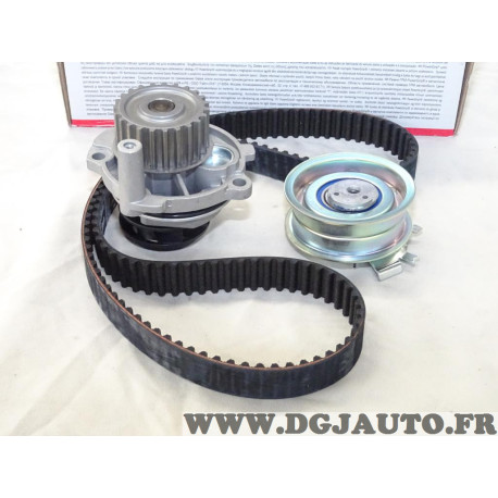 Kit distribution galet tendeur + courroie + pompe à eau Gates KP15489XS-1 pour audi A3 A4 seat cordoba 1 toledo 2 3 II III leon 