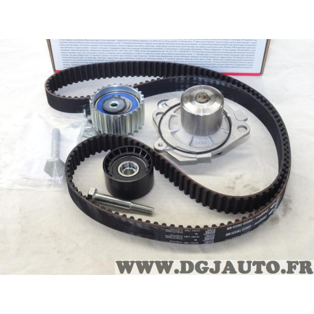 Kit distribution galets tendeur + enrouleur + courroie + pompe à eau Gates KP55500XS pour alfa romeo 145 146 147 156 fiat brava 