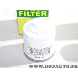 Filtre à huile moteur Mann filter W7038 pour ford transit V363 2.0 ecoblue partir de 2013