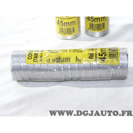 Durite gaine conduit air chaud flexible 45mm diametre 50cm de long Autolec CA45 pour fiat 127 ford fiesta escort sierra lada 120