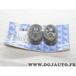 Blister 2 silents bloc fixation silencieux echappement Bosal 255-217 pour austin metro chevrolet daewoo aveo kalos captiva lanos