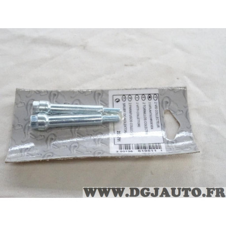 Lot 2 vis boulon fixation tuyau tube echappement Bosal 258791 pour citroen AX BX XM ZX saxo xantia berlingo jumpy evasion jumper